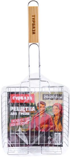Решетка-гриль Глубокая универсальная, 66х(20×20×5 см), Малая, хромированная, , 702552