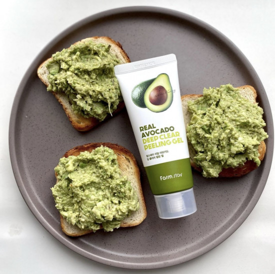 Пилинг-гель для лица Real Deep Clear Peeling Gel Avocado