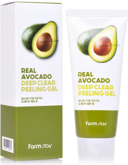 Пилинг-гель для лица Real Deep Clear Peeling Gel Avocado