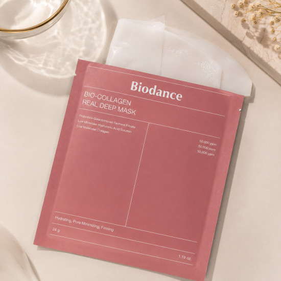 Маска для лица «Bio-collagen real deep mask»