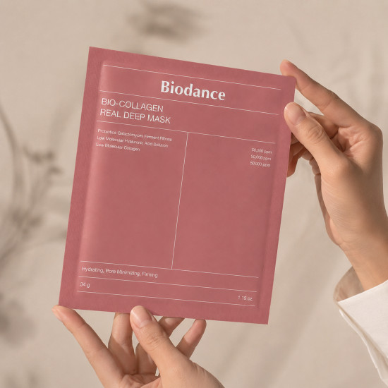 Маска для лица «Bio-collagen real deep mask»