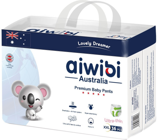 Подгузники-трусики Aiwibi Premium Little Sleeper 6972731712856 XXL, 36 шт