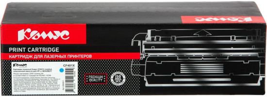 Картридж лазерный Комус CF401X