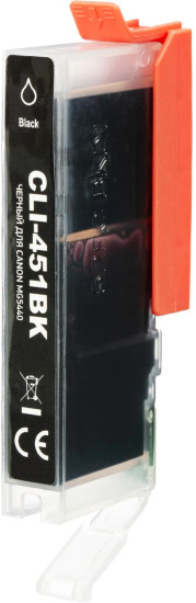 Картридж струйный Комус CLI-451BK