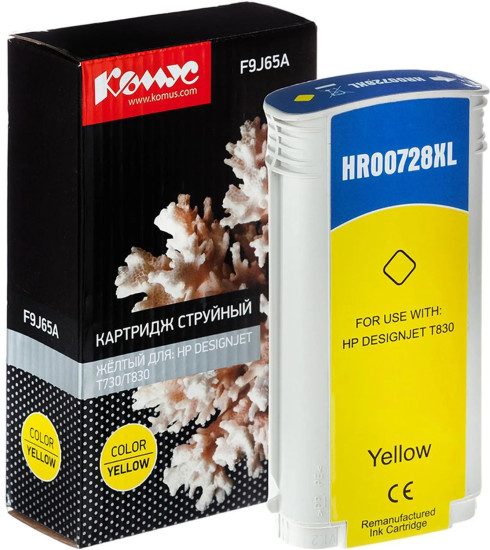 Картридж струйный Комус 728 F9J65A
