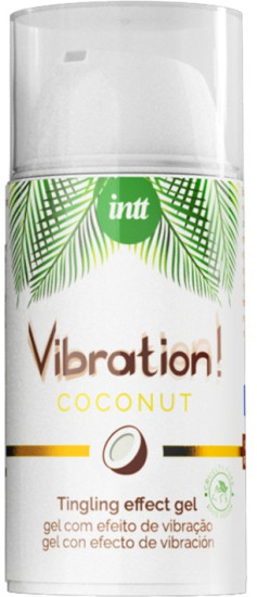 Жидкий вибратор с ароматом кокоса «Vibration coconut vegan»