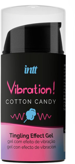 Жидкий вибратор с ароматом сладкой ваты «Vibration cotton candy»