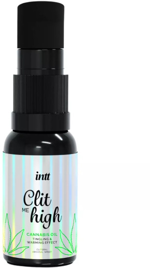 Жидкий вибратор «Clit me high cannabis oil»