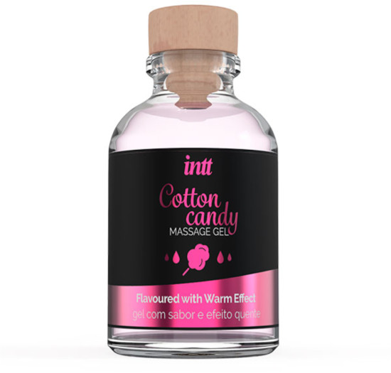Массажное масло гель с ароматом сладкой ваты «Cotton candy massage gel»