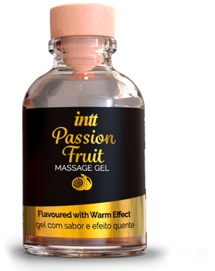 Массажное масло гель с согревающим эффектом с ароматом маракуйи «Passion fruit massage gel»