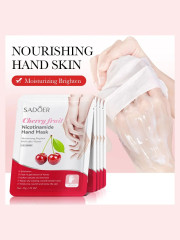 Маска для рук Cherry fruit Nicotinamide Hand Mask, 1 пара - Фото 1