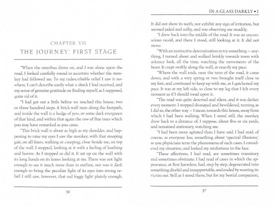 In a Glass Darkly. Part 1