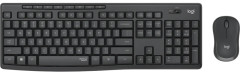 Комплект беспроводной Logitech MK295 с поддержкой SilentTouch (клавиатура+мышь, GRAPHITE, RUS, 2.4GHz) (M/N: Y-R0042 / MR0085 / C-U0010) - Фото 1