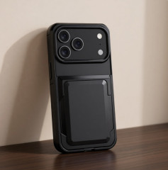 Чехол для iphone 17 pro Max черный - Фото 3