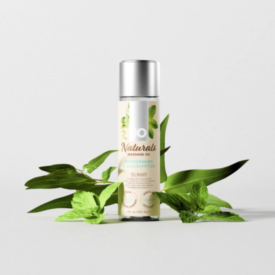 Освежающее массажное масло с мятой и эвкалиптом «Naturals Massage Oil Peppermint & Eucalyptus»