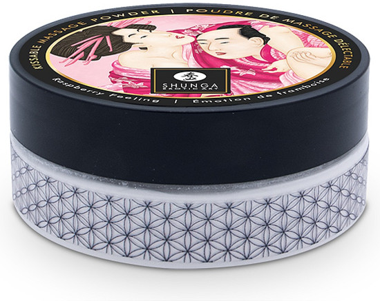 Пудра для тела массажная со вкусом малины «Kissable massage powder»