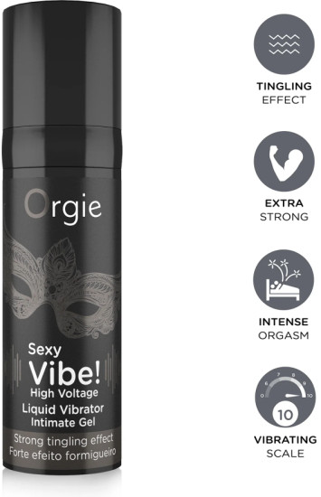 Жидкий вибратор «Sexy vibe! high voltage»