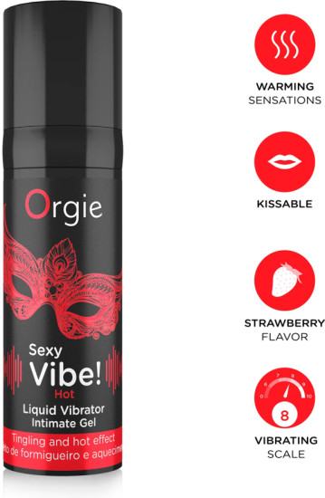 Жидкий вибратор «Sexy vibe! hot»