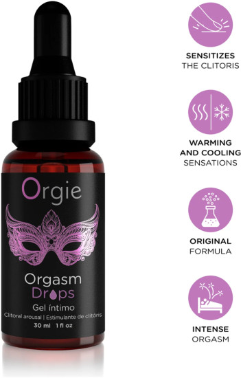 Стимулятор клитора «Orgasm drops clitoral arousal»