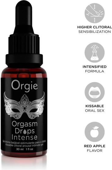 Возбуждающие капли для клитора «Orgasm Drops Intense»