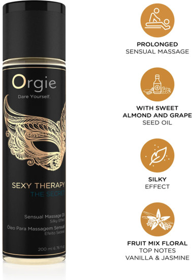Массажное масло «Sexy therapy — the secret»