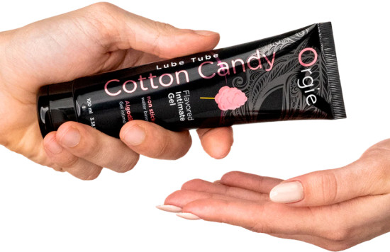 Лубрикант с ароматом сладкой ваты «Lube tube cotton candy»