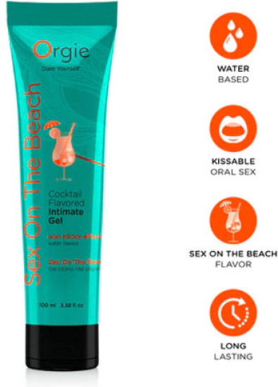 Съедобная смазка «Lube tube cocktail — sex on the beach»