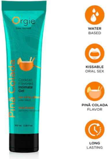 Съедобная смазка «Lube tube cocktail — pinã colada»