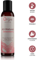 Съедобный лубрикант «All-natural — strawberry. Клубника» - Фото 1