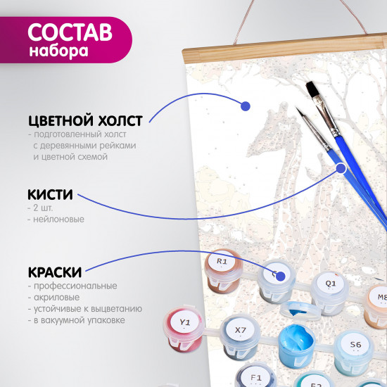 Картина по номерам «Панно. Страстный танец»
