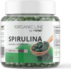 Спирулина в таблетках, детокс для похудения, Spirulina суперфуд, 100 грамм - Фото 4