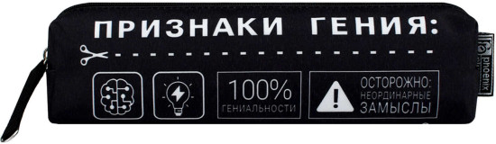 Пенал школьный «Фразы с характером»