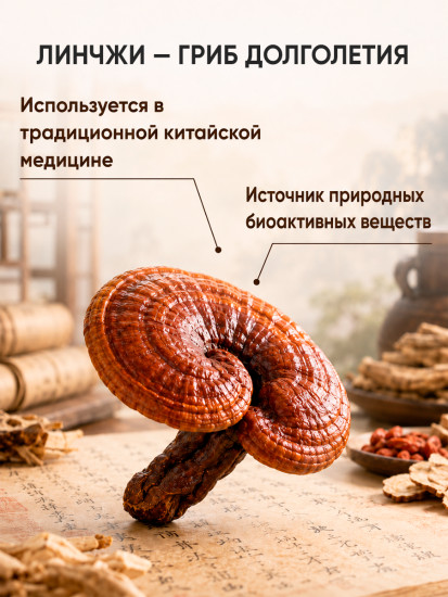 Капсулы для иммунитета «Линчжи Гриб Рейши» Ганодерма