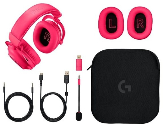 Гарнитура беспроводная игровая PRO X 2 Lightspeed Magenta
