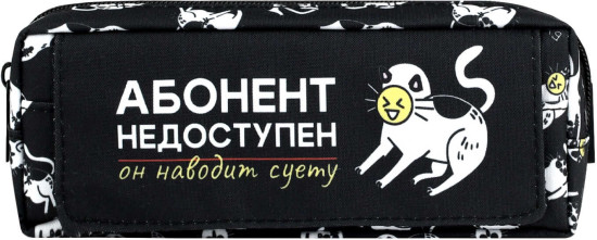 Пенал школьный «Суетливый кот»