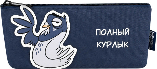 Пенал школьный «Голубь в шоке»