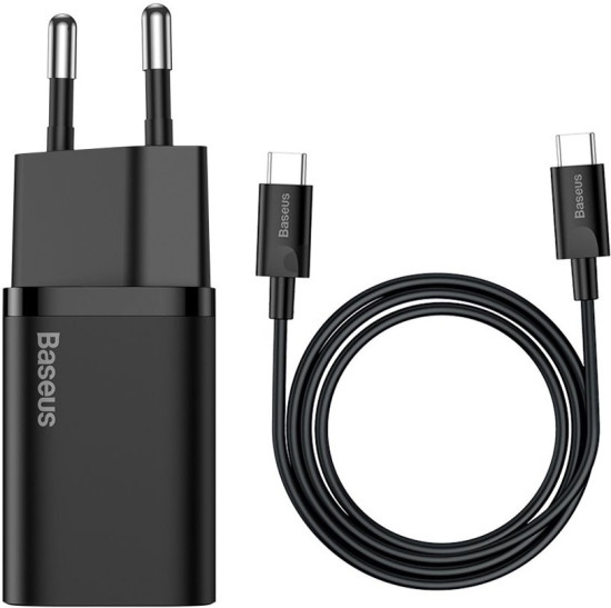 Комплект СЗУ Super Si TZCCSUP-L01 3A 25W Type-C порт с кабелем Type-C на Type-C