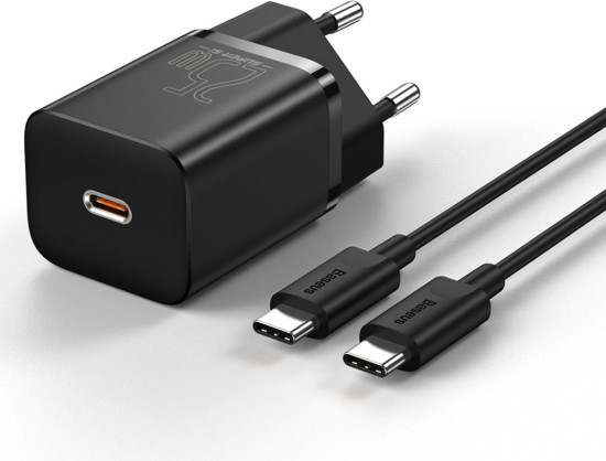 Комплект СЗУ Super Si TZCCSUP-L01 3A 25W Type-C порт с кабелем Type-C на Type-C