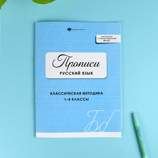 Прописи с заданиями для детей. Русский язык