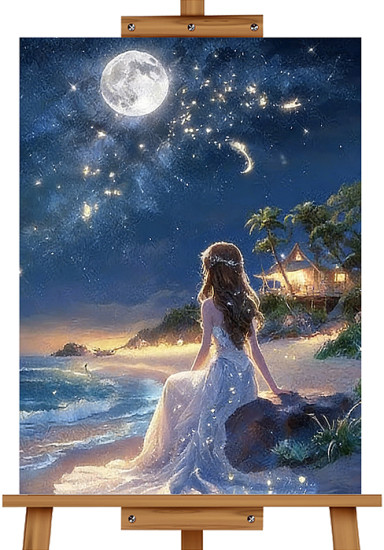 Мозаика алмазная «Вечер у моря»