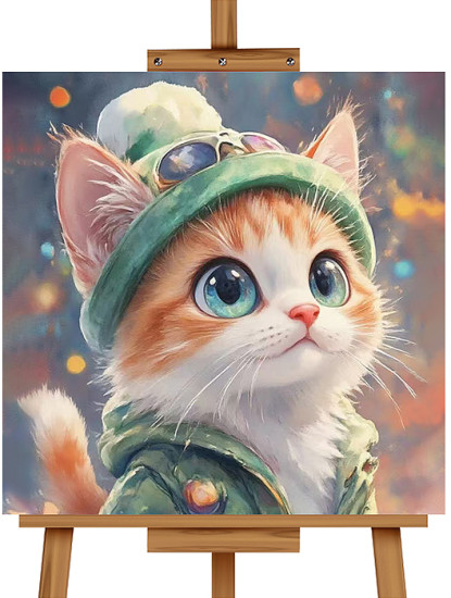 Мозаика алмазная «Котёнок»