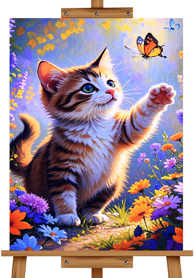 Мозаика алмазная «Котёнок»
