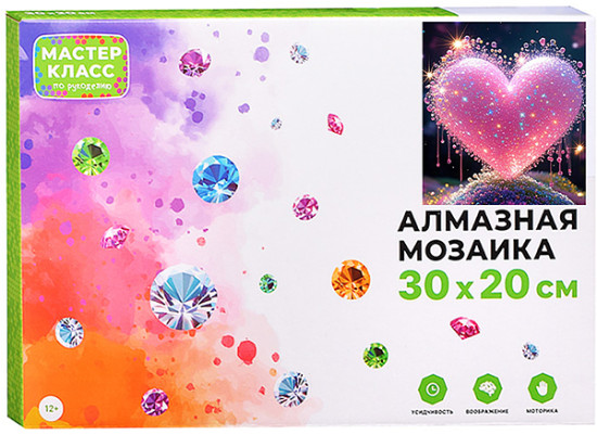 Мозаика алмазная «Сердце»