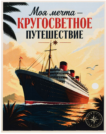 Картина по номерам «Путешествие мечты»