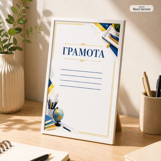 Набор грамот А4, 10 штук, плотная бумага 300 г/м², универсальные дипломы для награждения