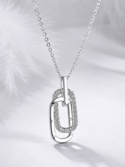 Колье из серебра