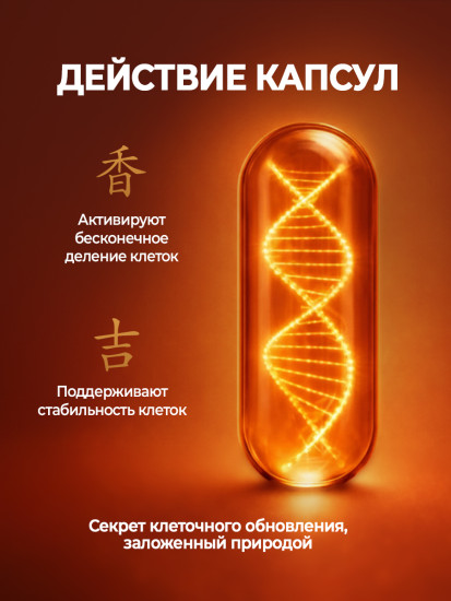 Теломераза в капсулах: антивозрастной комплекс, омоложение и долголетие