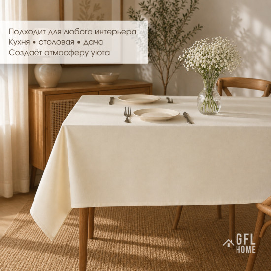 Скатерть влагостойкая 180*140