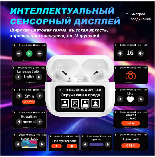 Беспроводные наушники Bluetooth, совместимые с Ios/Android