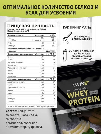 Протеин Whey Protein Банан